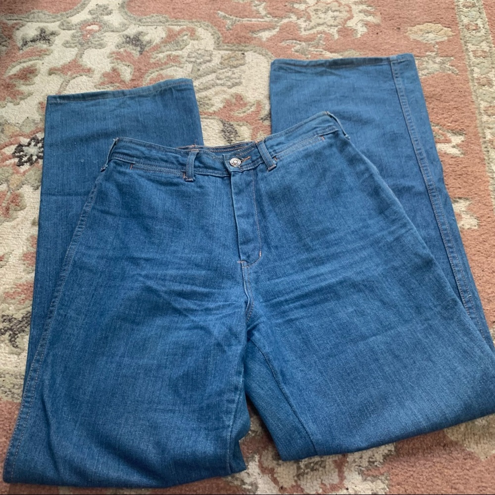 Vintage High Rise Flare / Wide Leg Jeans